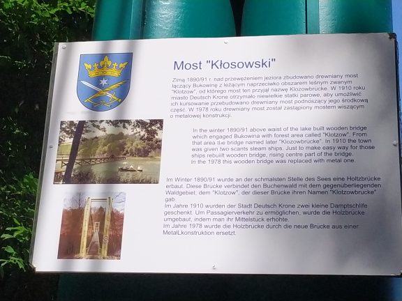 What to see in Walcz: The suspension bridge (Most Kłosowski) and champions training